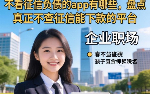 不看征信负债的app有哪些，盘点真正不查征信能下款的平台