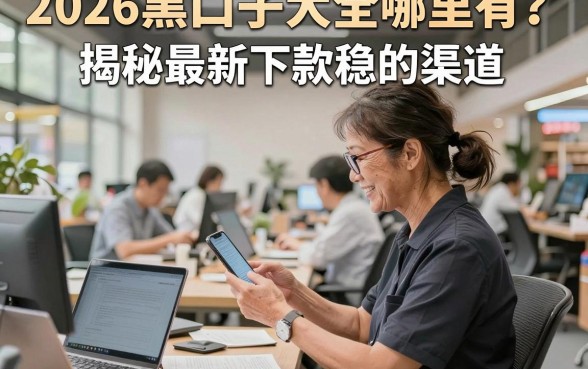 2026黑口子大全哪里有？揭秘最新下款稳的渠道
