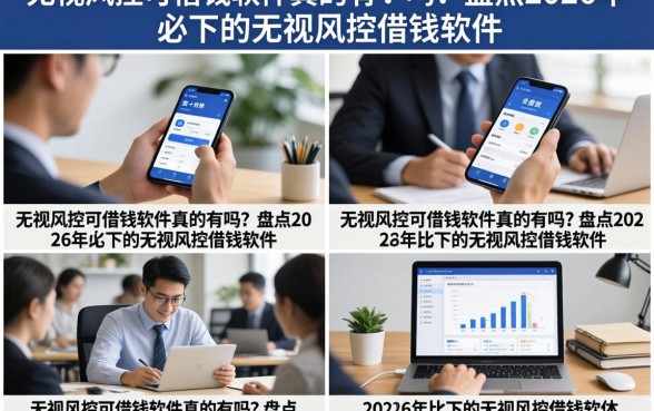无视风控可借钱软件真的有吗？盘点2026年必下的无视风控借钱软件