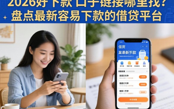 2026好下款的口子链接哪里找?盘点最新容易下款的借贷平台