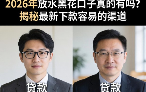 2026年放水黑花口子真的有吗？揭秘最新下款容易的渠道