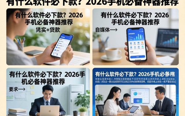 有什么软件必下款?2026手机必备神器推荐