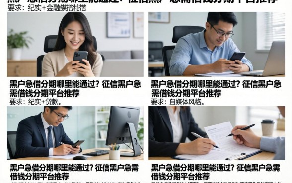 黑户急借分期哪里能通过？征信黑户急需借钱分期平台推荐