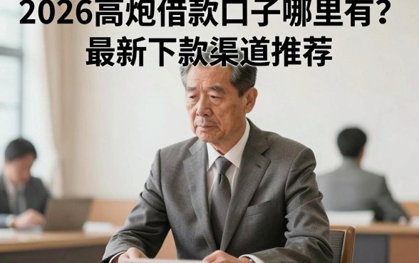 2026高炮借款口子哪里有？最新下款渠道推荐