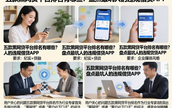 五款黑网贷平台排名有哪些？盘点最坑人的违规借贷APP
