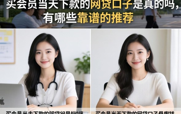买会员当天下款的网贷口子是真的吗，有哪些靠谱的推荐