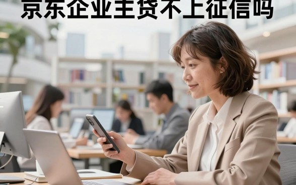 京东企业主贷不上征信吗，京东企业主贷申请条件及上征信吗