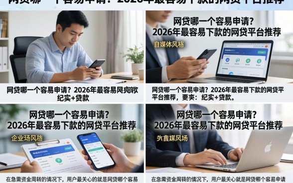 网贷哪一个容易申请？2026年最容易下款的网贷平台推荐