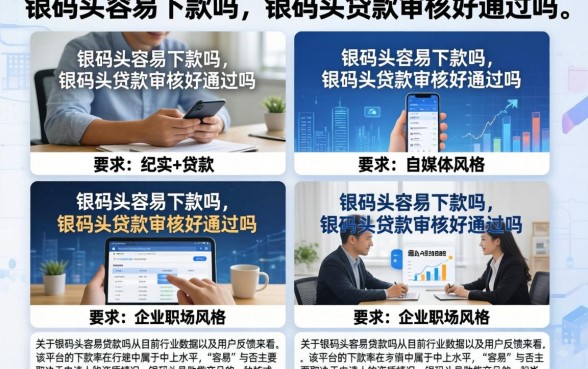 银码头容易下款吗,银码头贷款审核好通过吗