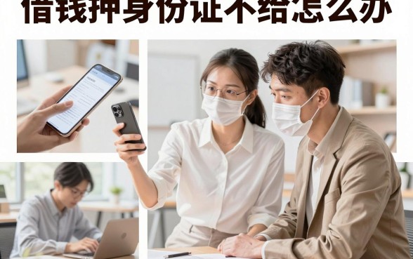 借钱押身份证不给怎么办，借钱押身份证合法吗