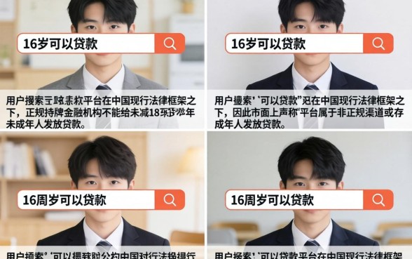 16周岁能够贷款的平台有哪些，16岁可以借钱的小额贷款推荐