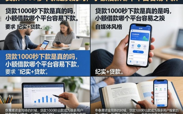 贷款1000秒下款是真的吗,小额借款哪个平台容易下款