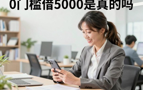 0门槛借5000是真的吗，征信花哪里可以借到钱