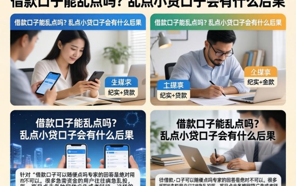 借款口子能乱点吗？乱点小贷口子会有什么后果
