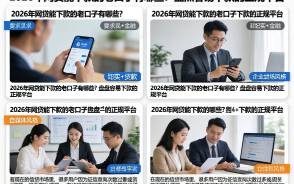 2026年网贷能下款的老口子有哪些？盘点容易下款的正规平台