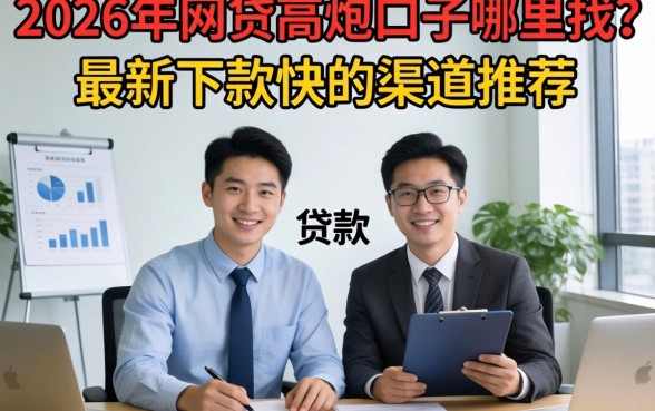 2026年网贷高炮口子哪里找？最新下款快的渠道推荐