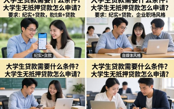 大学生贷款需要什么条件?大学生无抵押贷款怎么申请?