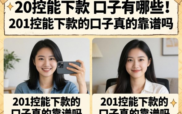 201控能下款的口子有哪些，201控能下款的口子真的靠谱吗