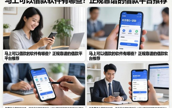马上可以借款的软件有哪些?正规靠谱的借款平台推荐