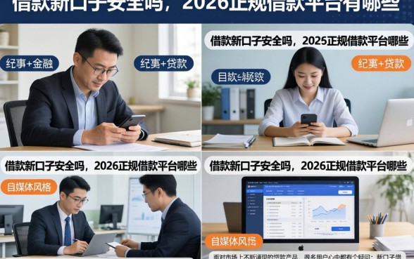 借款新口子安全吗，2026正规借款平台有哪些