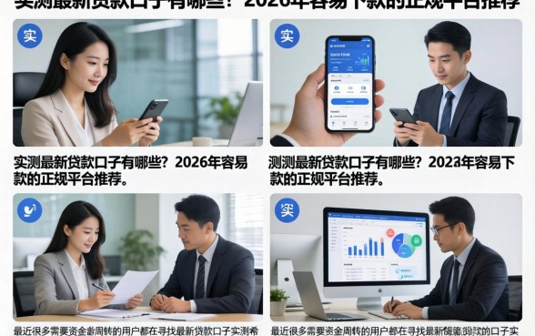 实测最新贷款口子有哪些？2026年容易下款的正规平台推荐