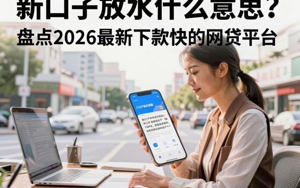 新口子放水什么意思？盘点2026最新下款快的网贷平台