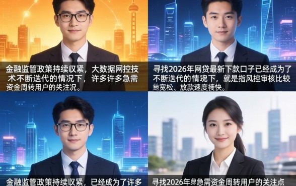 2026网贷最新下款口子有哪些？盘点容易下款的正规平台