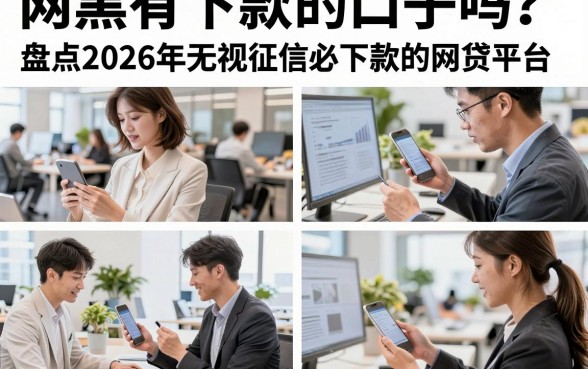 网黑有下款的口子吗？盘点2026年无视征信必下款的网贷平台