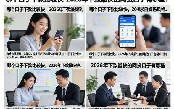 哪个口子下款比较快,2026年下款最快的网贷口子有哪些?
