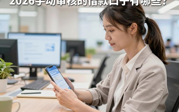 2026手动审核的借款口子有哪些?分享几个容易下款的口子