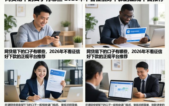 网贷易下的口子有哪些，2026年不看征信好下款的正规平台推荐