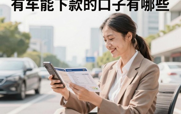 有车能下款的口子有哪些，有车哪里可以贷款容易下款