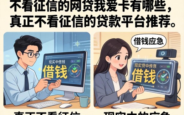 不看征信的网贷我爱卡有哪些，真正不看征信的贷款平台推荐