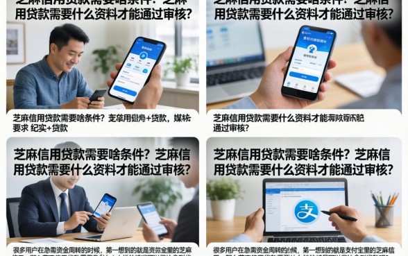芝麻信用贷款需要啥条件?芝麻信用贷款需要什么资料才能通过审核?