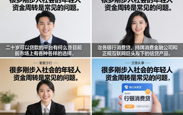 二十岁可以贷款的平台有哪些？正规靠谱的借钱软件推荐