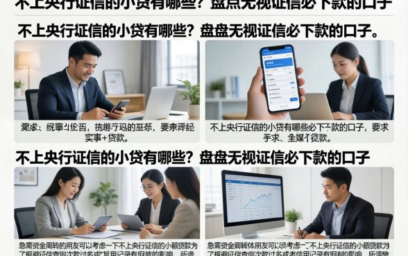 不上央行征信的小贷有哪些？盘点无视征信必下款的口子