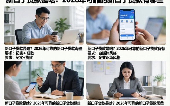 新口子贷款是啥?2026年可靠的新口子贷款有哪些