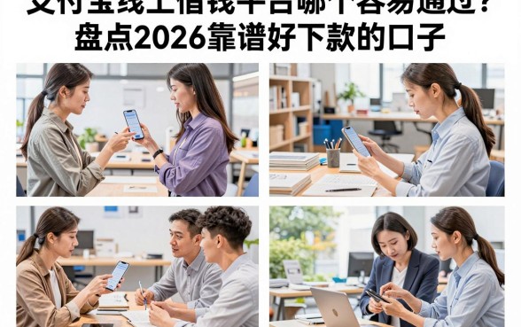 支付宝线上借钱平台哪个容易通过？盘点2026靠谱好下款的口子