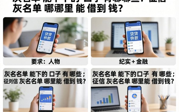 灰名单能下的口子有哪些，征信灰名单哪里能借到钱？