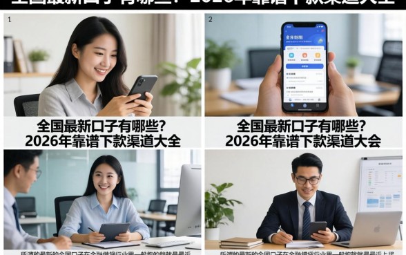 全国最新口子有哪些?2026年靠谱下款渠道大全