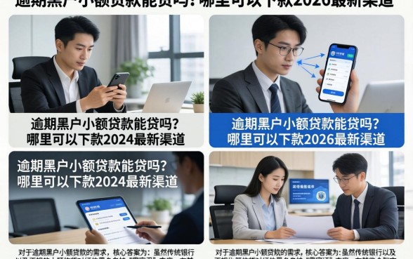 逾期黑户小额贷款能贷吗?哪里可以下款2026最新渠道