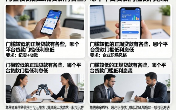 门槛较低的正规贷款有哪些,哪个平台贷款门槛低利息低