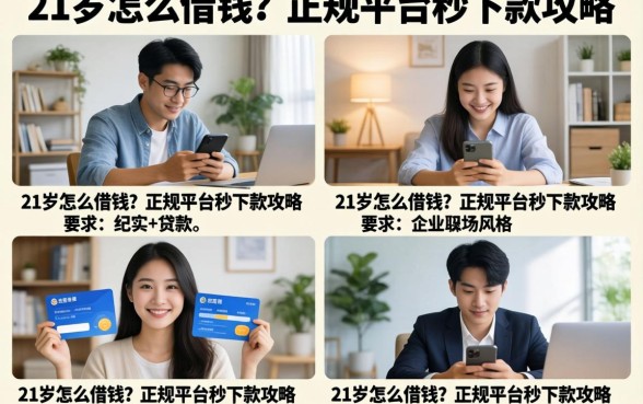 21岁怎么借钱？正规平台秒下款攻略