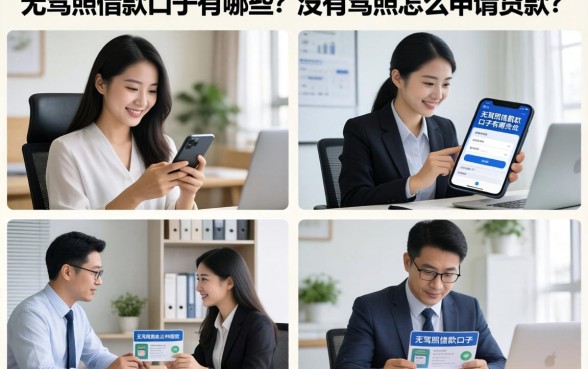 无驾照借款口子有哪些？没有驾照怎么申请贷款？