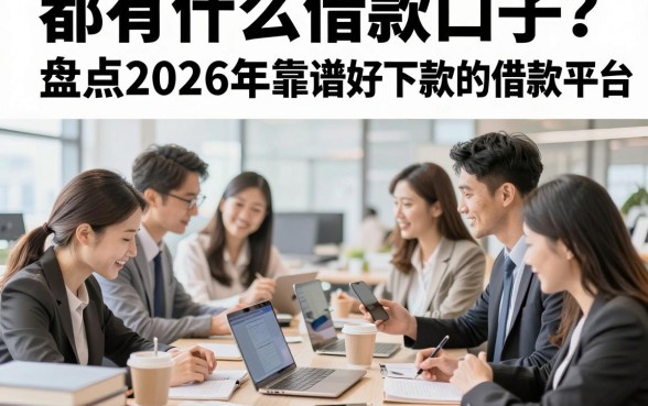 都有什么借款口子？盘点2026年靠谱好下款的借款平台