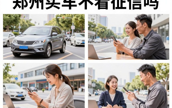 郑州买车不看征信吗,征信黑户哪里可以分期买车