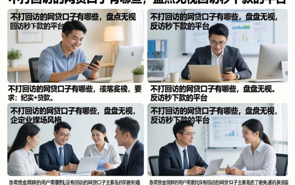 不打回访的网贷口子有哪些,盘点无视回访秒下款的平台