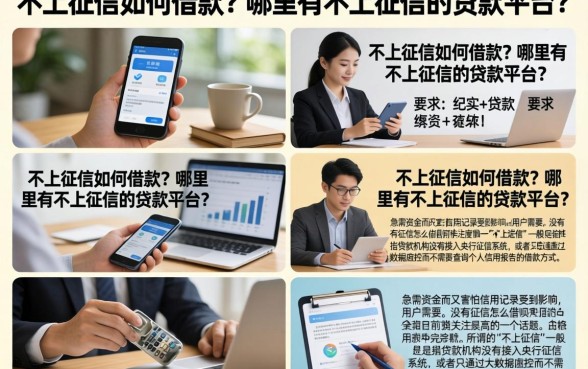 不上征信如何借款？哪里有不上征信的贷款平台？