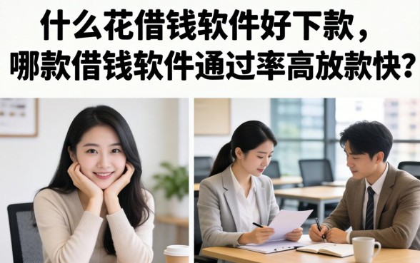什么花借钱软件好下款，哪款借钱软件通过率高放款快？