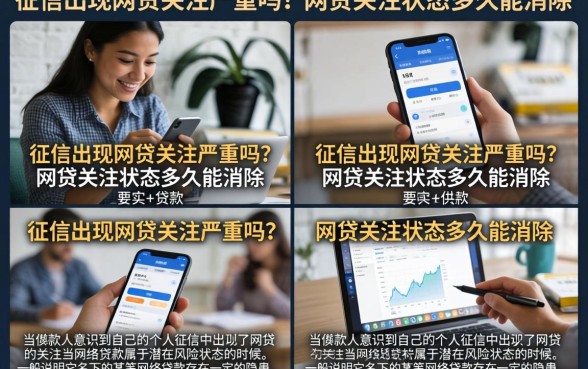 征信出现网贷关注严重吗？网贷关注状态多久能消除